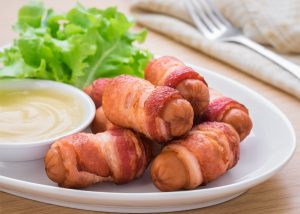 Mini salchichas al horno